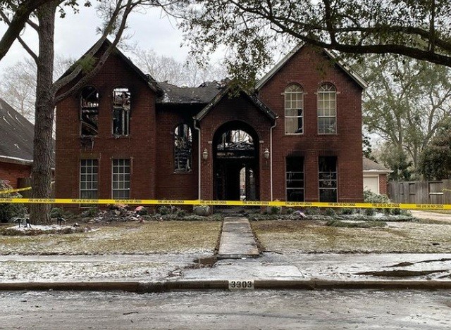 Ngôi nhà nơi xảy ra vụ vụ hỏa hoạn (Ảnh: Shelley) Ngôi nhà nơi xảy ra vụ vụ hỏa hoạn (Ảnh: Shelley)