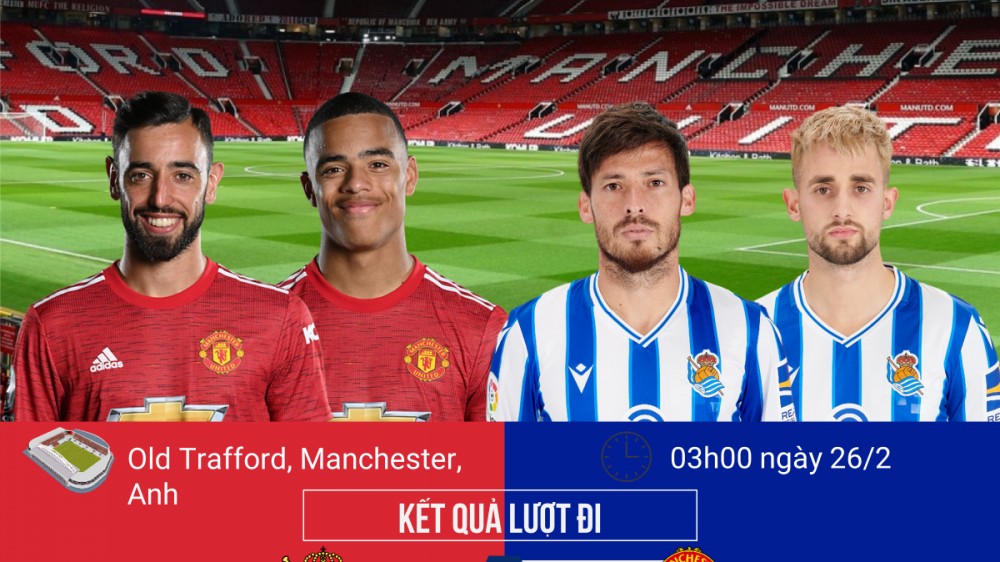 Dự đoán tỷ số, đội hình xuất phát trận MU - Sociedad