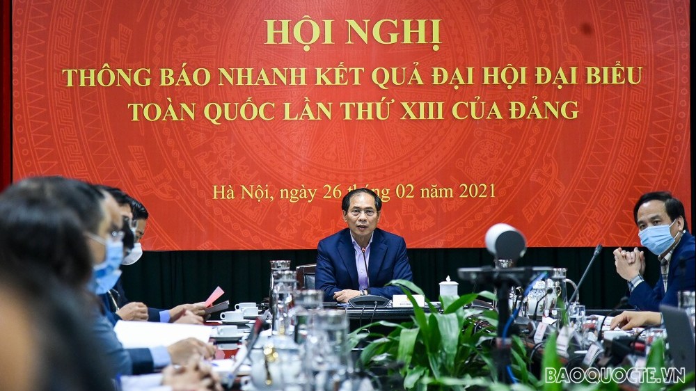 Bộ Ngoại giao thông báo nhanh về kết quả Đại hội XIII của Đảng