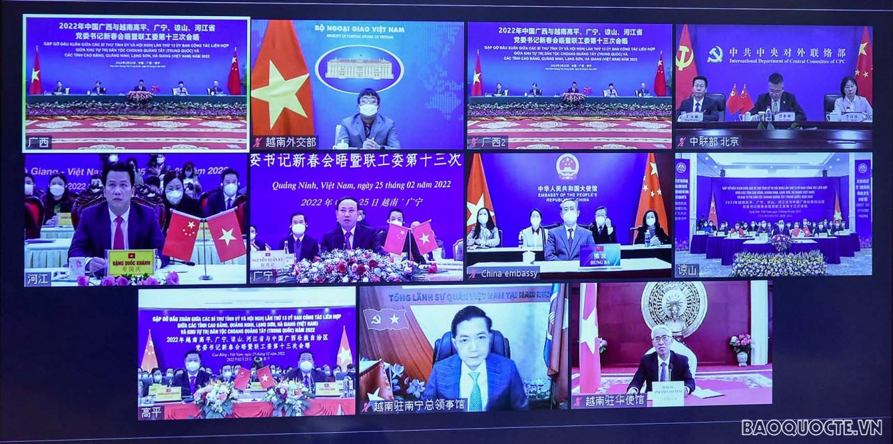 Gặp gỡ đầu xuân giữa các tỉnh biên giới Việt Nam và Trung Quốc Gặp gỡ đầu xuân giữa các tỉnh biên giới Việt Nam và Trung Quốc