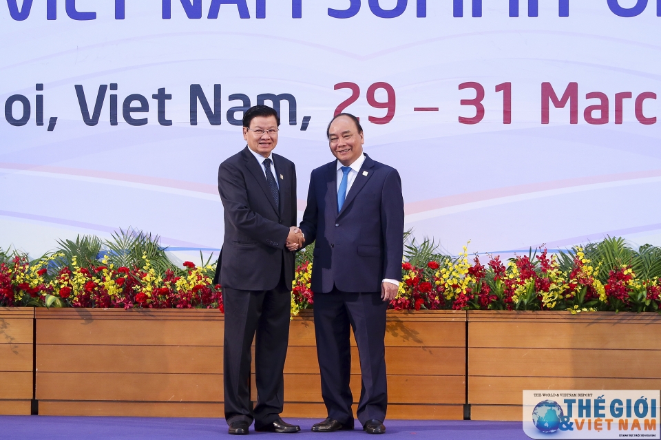 Thủ tướng chủ trì lễ đón các lãnh đạo GMS