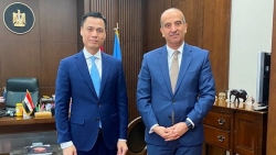 Đại sứ Đặng Hoàng Giang chào xã giao Đại sứ, Trưởng Phái đoàn Ai Cập