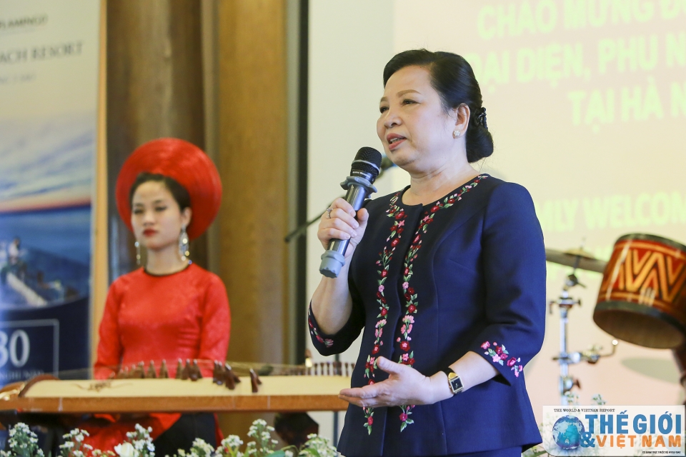 cac nu nha ngoai giao quoc te tham quan vinh phuc