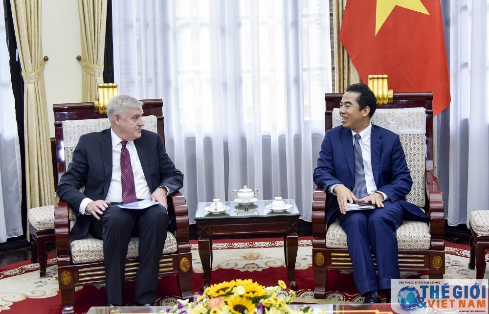 Thứ trưởng Tô Anh Dũng tiếp Trưởng đại diện và điều phối viên UNHCR