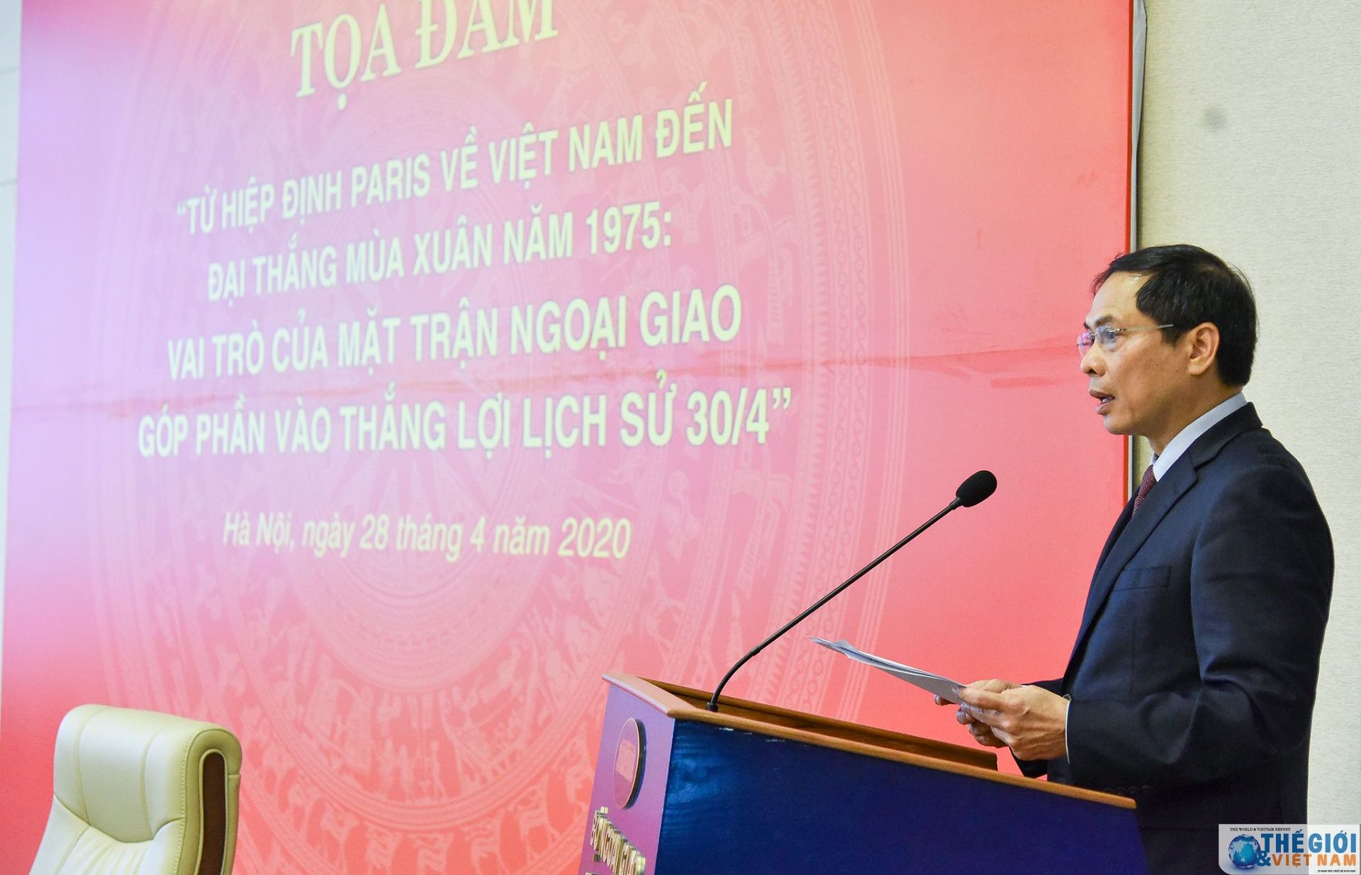 Vai trò của mặt trận Ngoại giao góp phần vào thắng lợi lịch sử 30/4