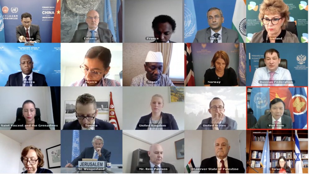 Hội đồng Bảo an LHQ thảo luận về tình hình Trung Đông, bao gồm vấn đề Palestine