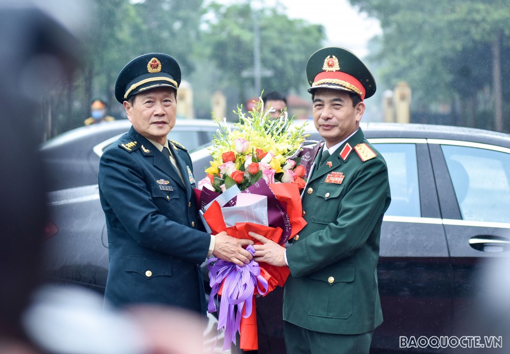 Lễ đón Bộ trưởng Quốc phòng Trung Quốc Lễ đón Bộ trưởng Quốc phòng Trung Quốc