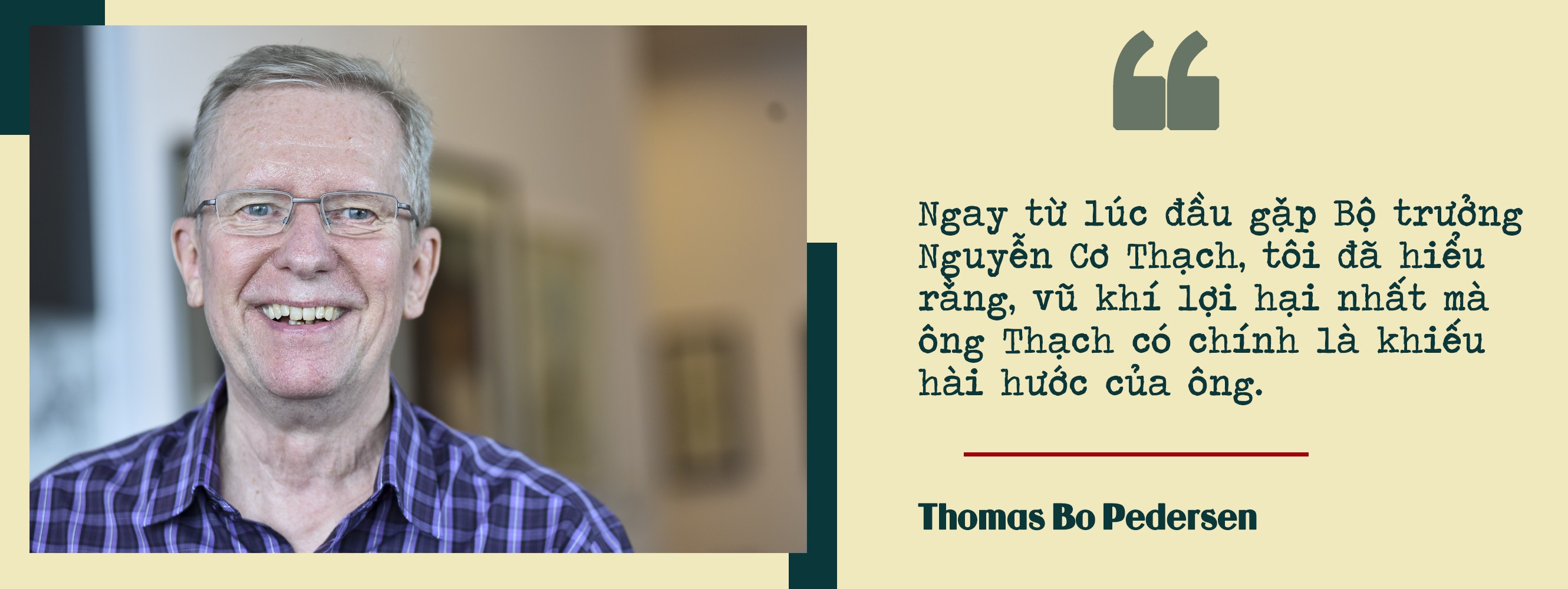 Nhà báo Đan Mạch, kí ức về cuộc gặp ấn tượng và tiếng cười trứ danh của  Bộ trưởng Nguyễn Cơ Thạch