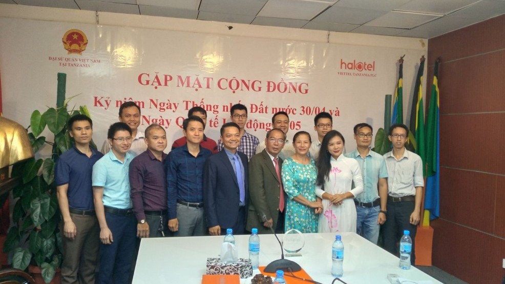 Đại sứ quán Việt Nam tại Tanzania tổ chức gặp gỡ nhân dịp kỷ niệm ngày 30/4 và 1/5