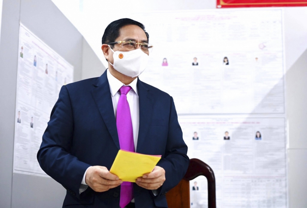 Hình ảnh các lãnh đạo Đảng, Nhà nước, Chính phủ và Quốc hội đi bầu cử