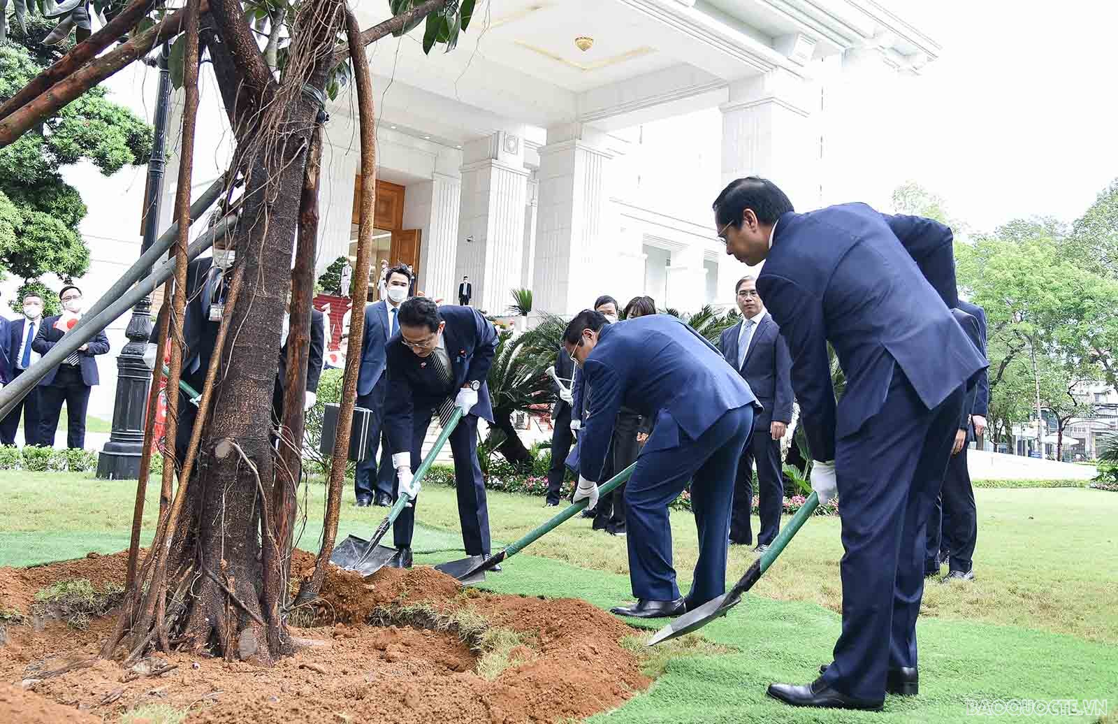 Lễ đón chính thức Thủ tướng Nhật Bản Kishida Fumio tại Phủ Chủ tịch