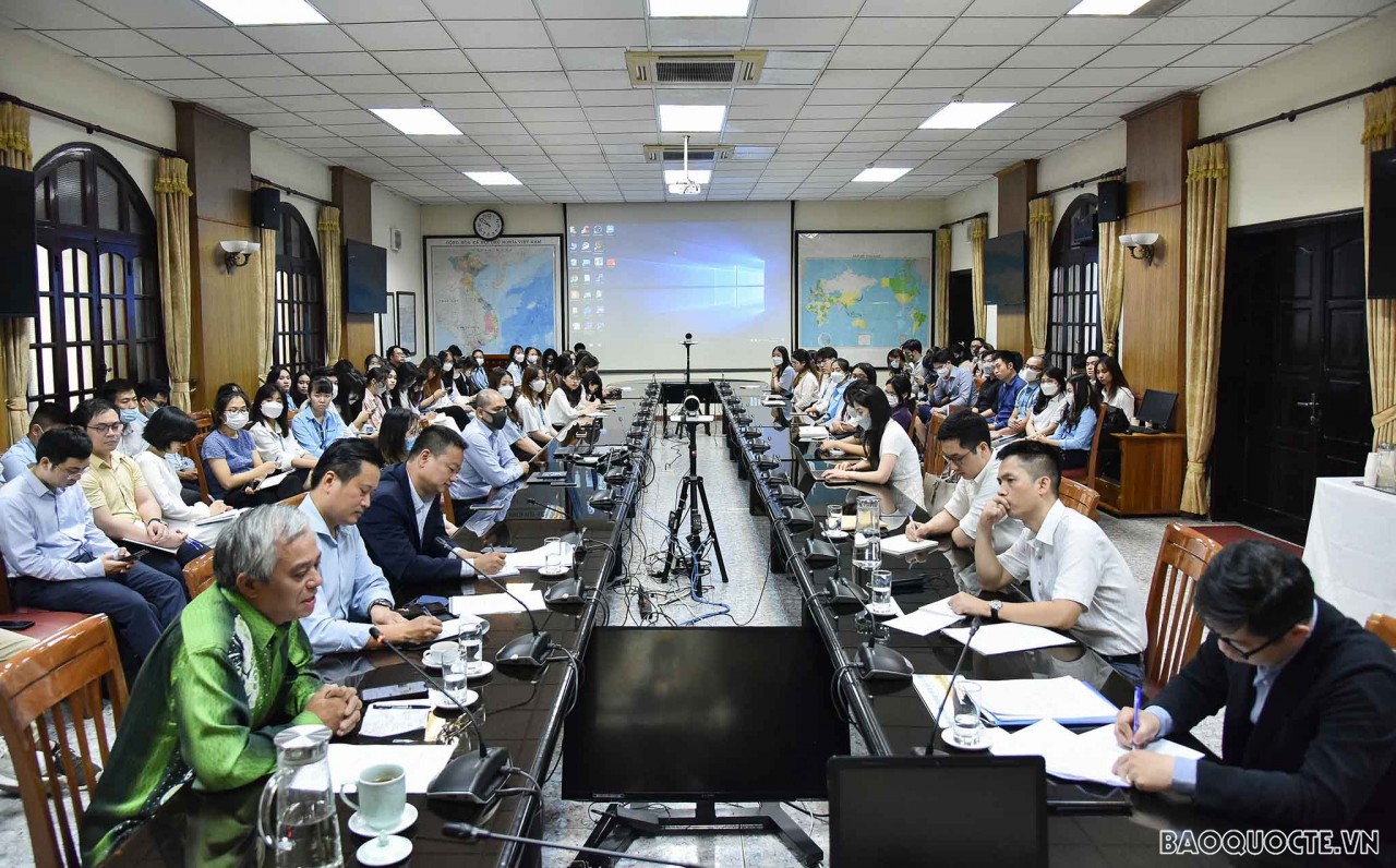 Thanh niên Ngoại giao học tập về kinh nghiệm chuẩn bị, phục vụ hoạt động đối ngoại của Lãnh đạo Cấp cao tại Hội nghị Cấp cao Đặc biệt ASEAN-Hoa Kỳ