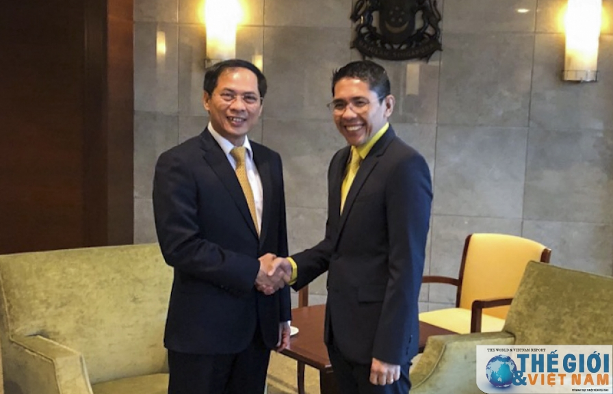 Thứ trưởng thường trực Bùi Thanh Sơn thăm và làm việc tại Ấn Độ và Singapore