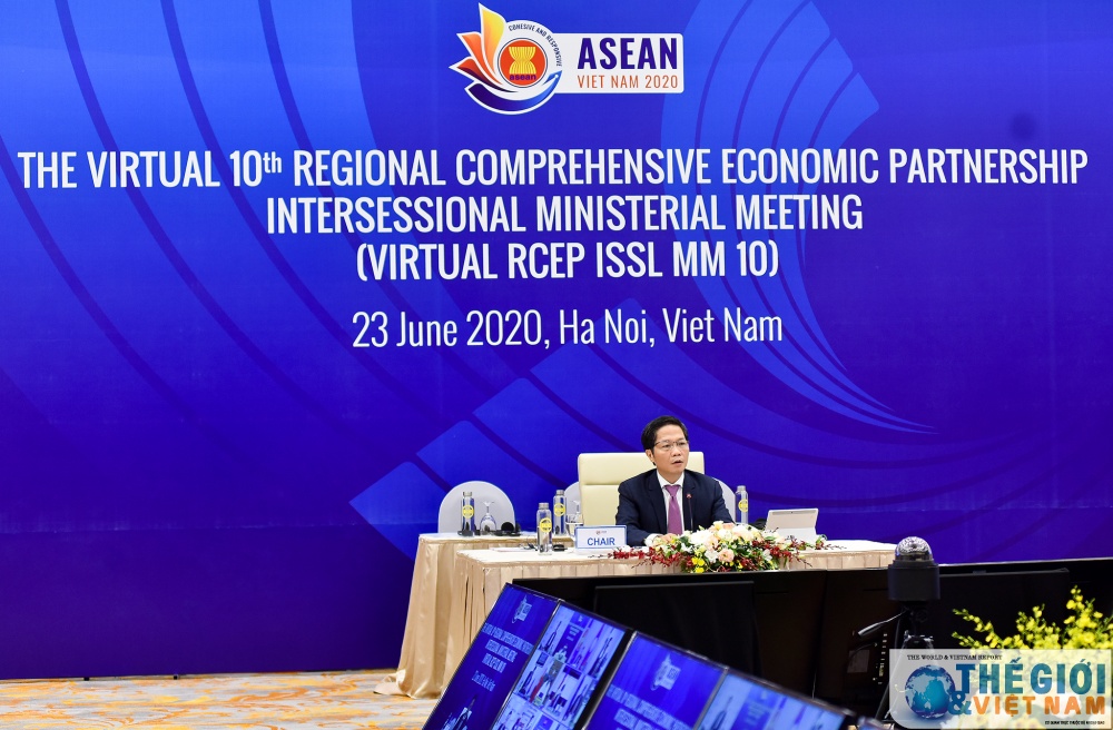Hội nghị Bộ trưởng các nước tham gia đàm phán Hiệp định Đối tác toàn diện khu vực (RCEP) hoi nghi bo truong cac nuoc tham gia dam phan hiep dinh doi tac toan dien khu vuc rcep