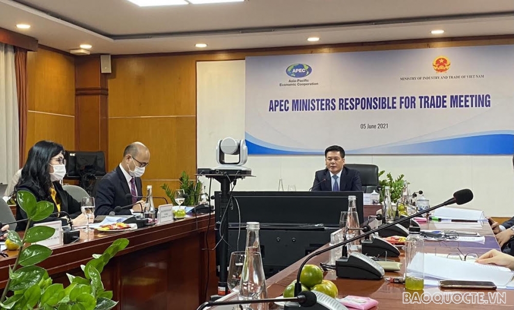 APEC đoàn kết đi tiên phong trên mặt trận chống Covid-19 và thúc đẩy hệ thống thương mại đa phương dựa trên luật lệ APEC đoàn kết đi tiên phong trên mặt trận chống Covid-19 và thúc đẩy hệ thống thương mại đa phương dựa trên luật lệ