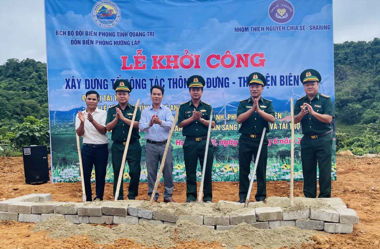 Quảng Trị: Hơn 800 triệu đồng xây dựng nhà Tổ công tác và thư viện ở biên giới