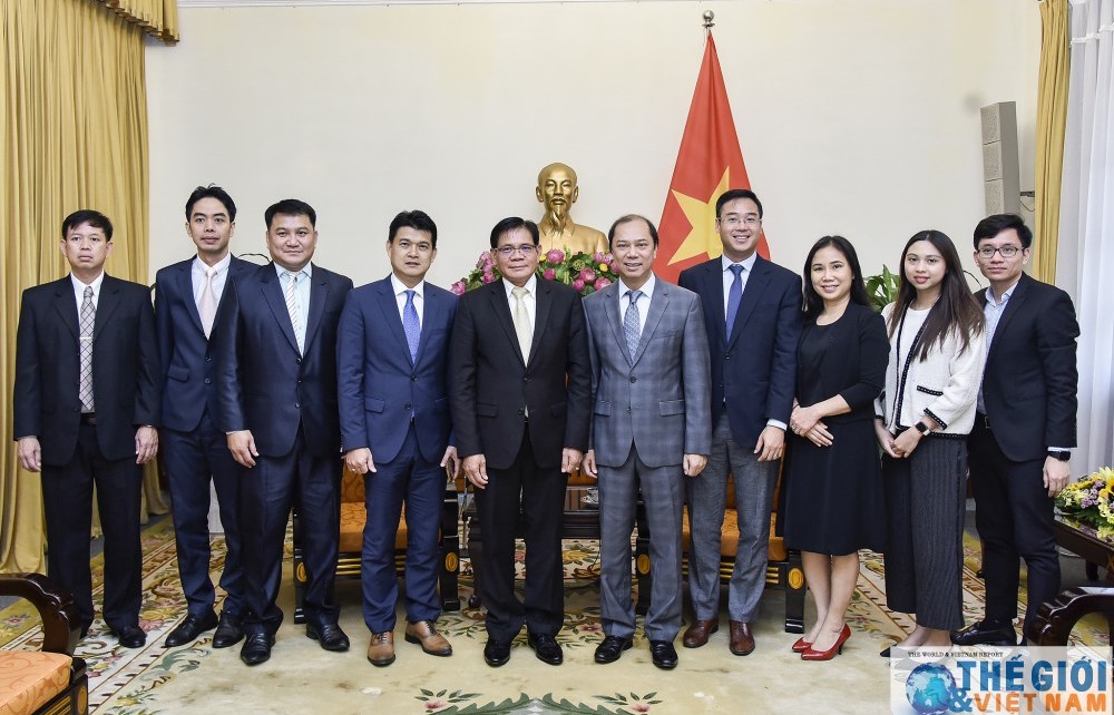 Thứ trưởng Nguyễn Quốc Dũng tiếp đoàn Vụ Báo chí, Bộ Ngoại giao Lào