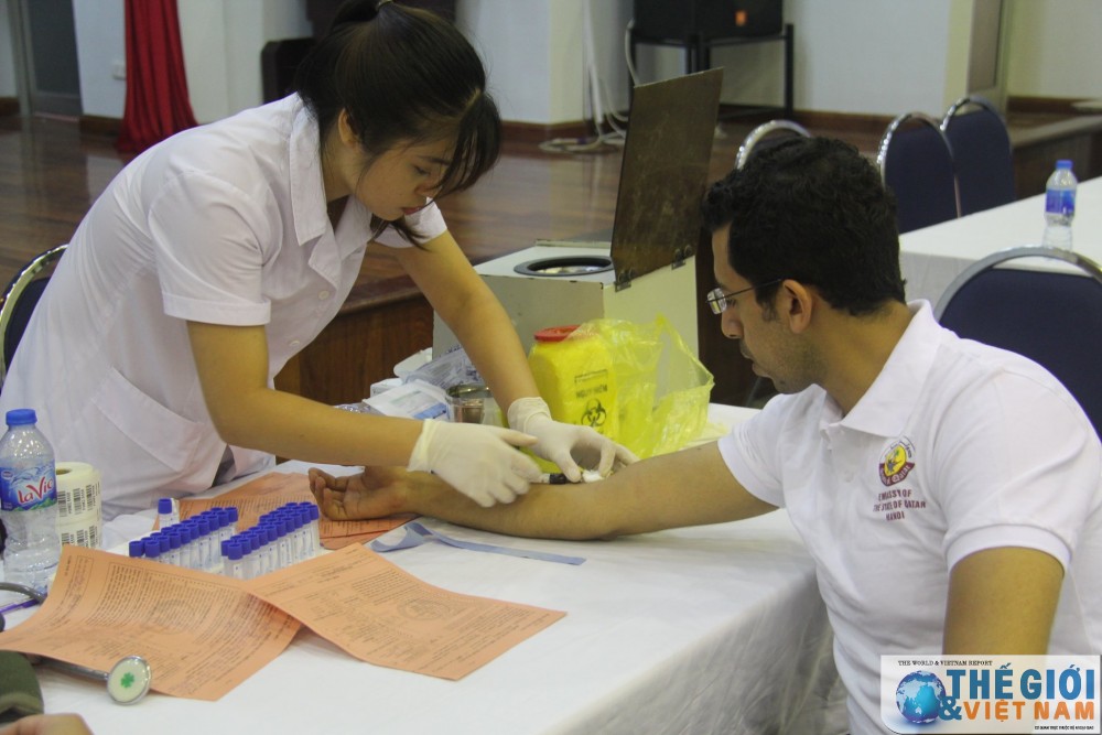 doan thanh nien cuc phuc vu ngoai giao doan to chuc hien mau thien nguyen