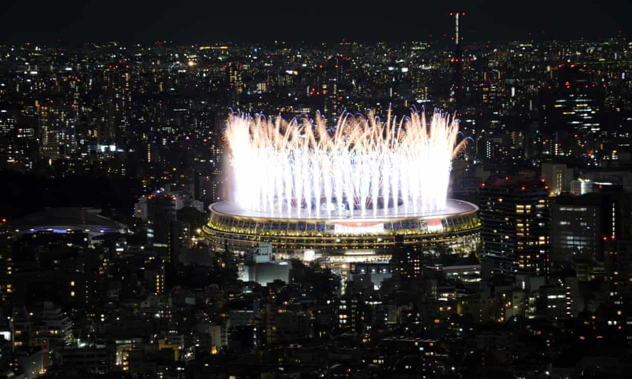 Những hình ảnh tuyệt đẹp của lễ khai mạc Olympic Tokyo 2020 Hình ảnh đoàn thể thao Việt Nam tại lễ khai mạc Olympic Tokyo 2020