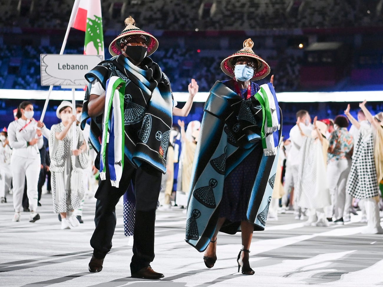 Những  hình ảnh ấn tượng tại lễ khai mạc Olympic Tokyo 2020