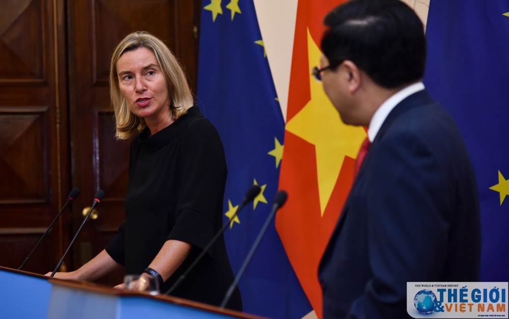 pho thu tuong pham binh minh don hoi dam voi dai dien cap cao eu federica mogherini
