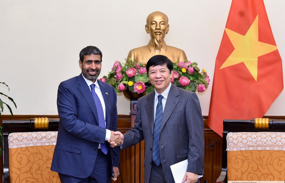 Thứ trưởng Nguyễn Quốc Cường tiếp Trợ lý Bộ trưởng Ngoại giao UAE