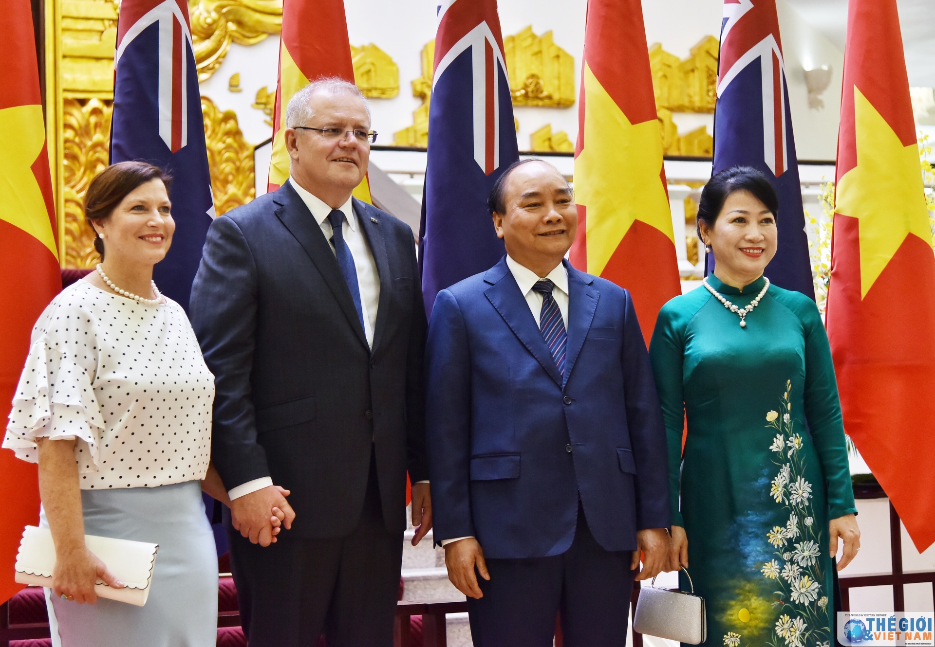 le don chinh thuc thu tuong australia tai phu chu tich