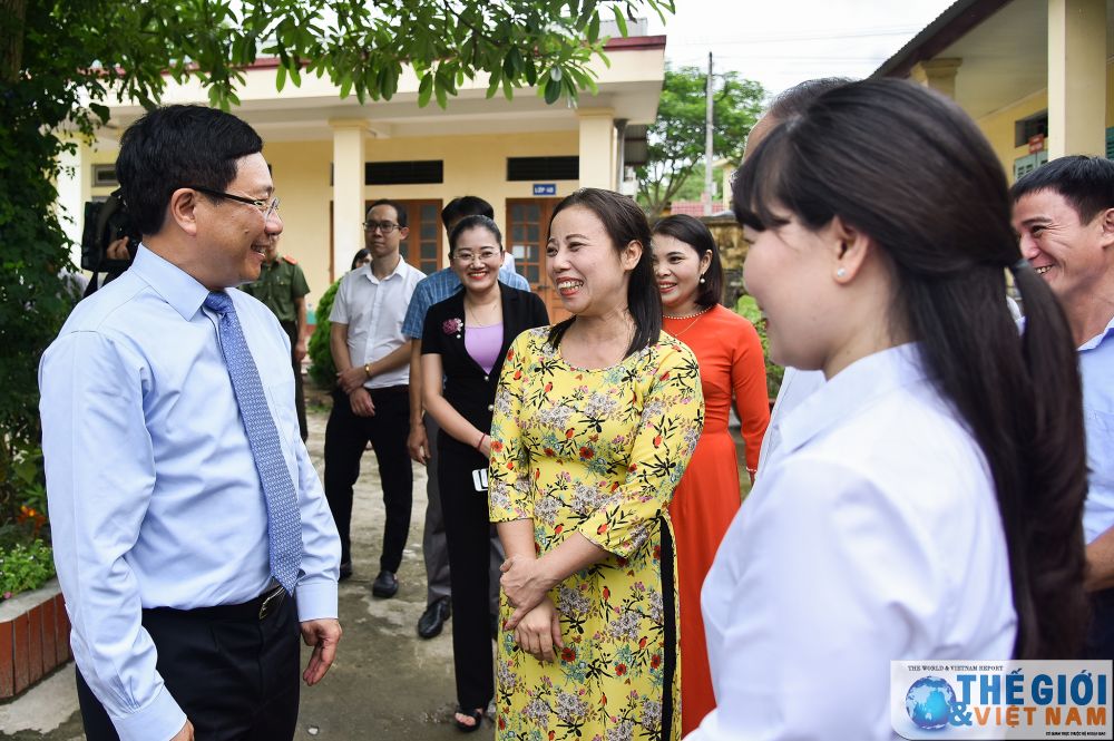 Phó Thủ tướng Phạm Bình Minh dẫn đầu đoàn Bộ Ngoại giao về nguồn tại Tuyên Quang