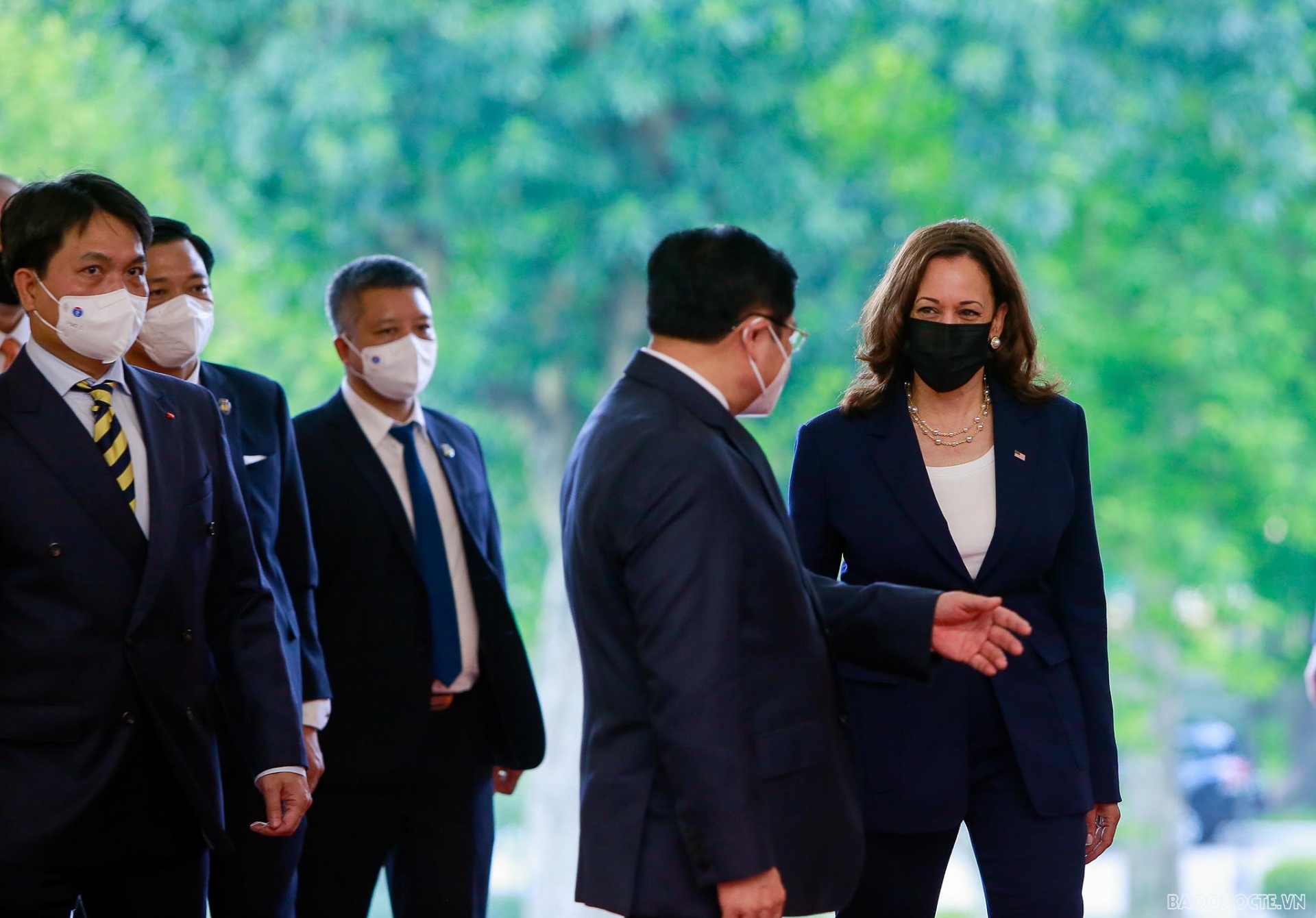 Thủ tướng Phạm Minh Chính tiếp Phó Tổng thống Mỹ Kamala Harris