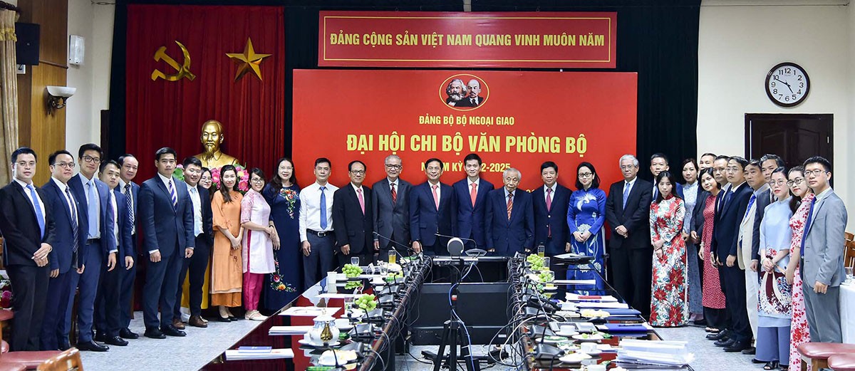 Đại hội Chi bộ Văn phòng Bộ Ngoại giao nhiệm kỳ 2022 - 2025