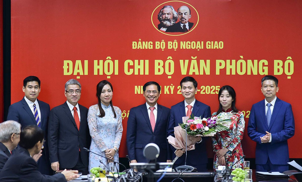 Đại hội Chi bộ Văn phòng Bộ Ngoại giao nhiệm kỳ 2022 - 2025