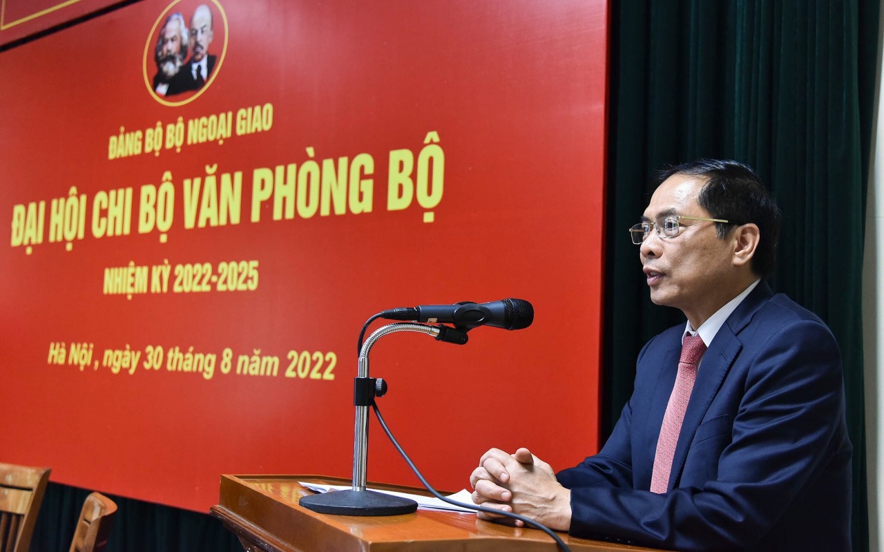 Đại hội Chi bộ Văn phòng Bộ Ngoại giao nhiệm kỳ 2022 - 2025