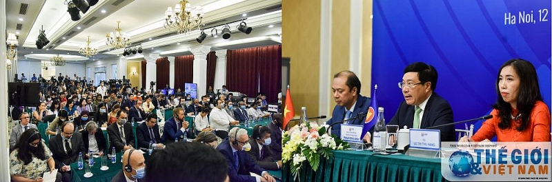 Họp báo AMM 53. (Ảnh: Nguyễn Hồng) 1757-untitled-1