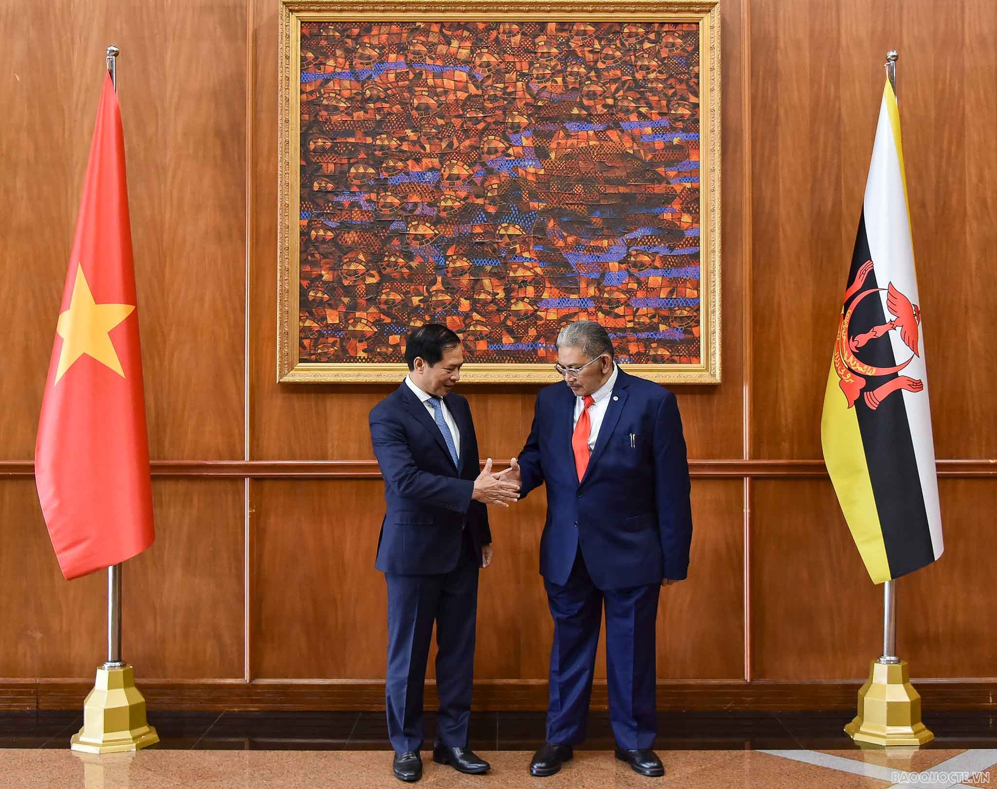 Bộ trưởng Ngoại giao Bùi Thanh Sơn đồng chủ trì Kỳ họp lần 2 Ủy ban hỗn hợp về Hợp tác song phương Việt Nam-Brunei