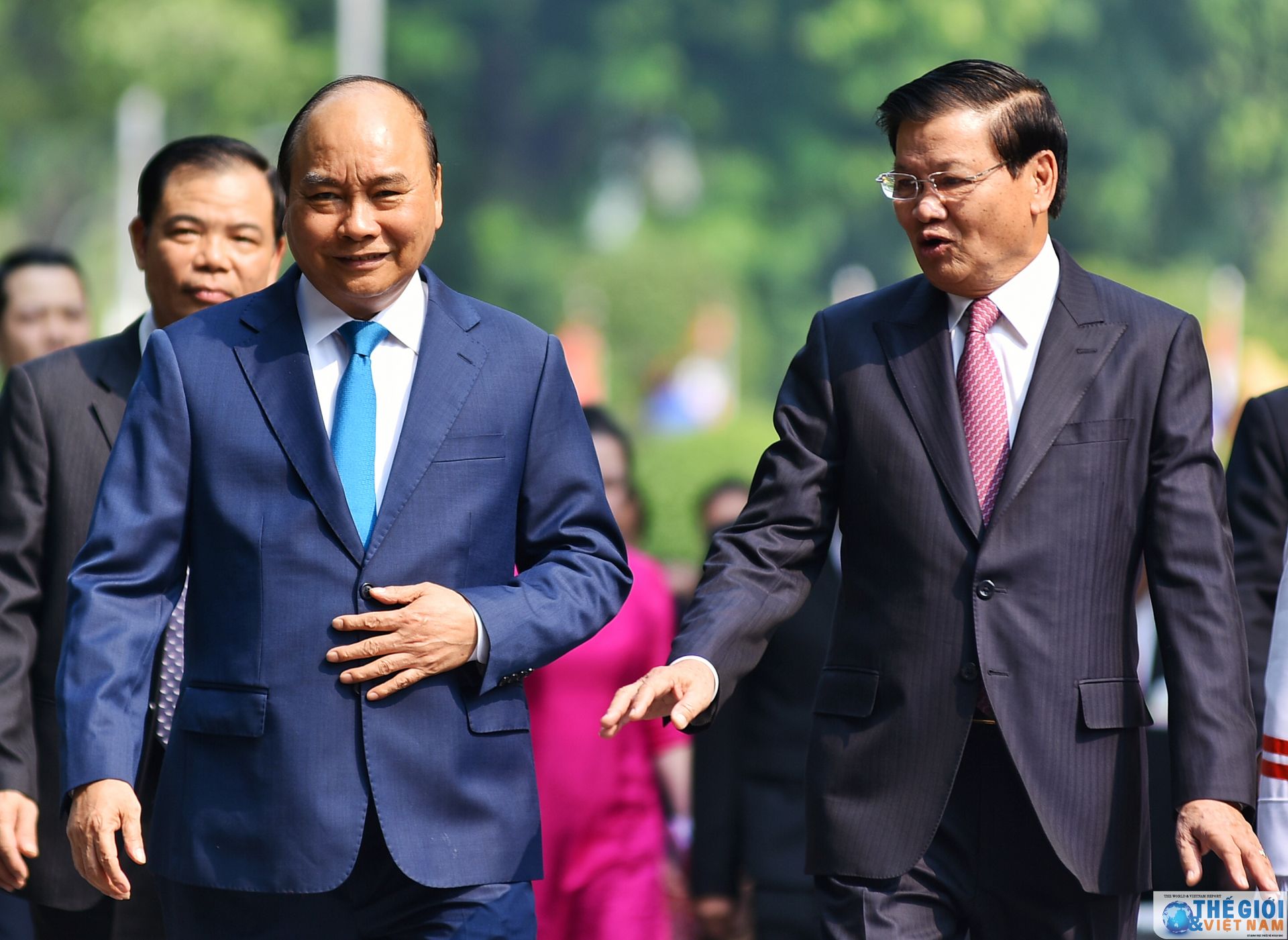 le don chinh thuc thu tuong lao thongloun sisoulith tai phu chu tich