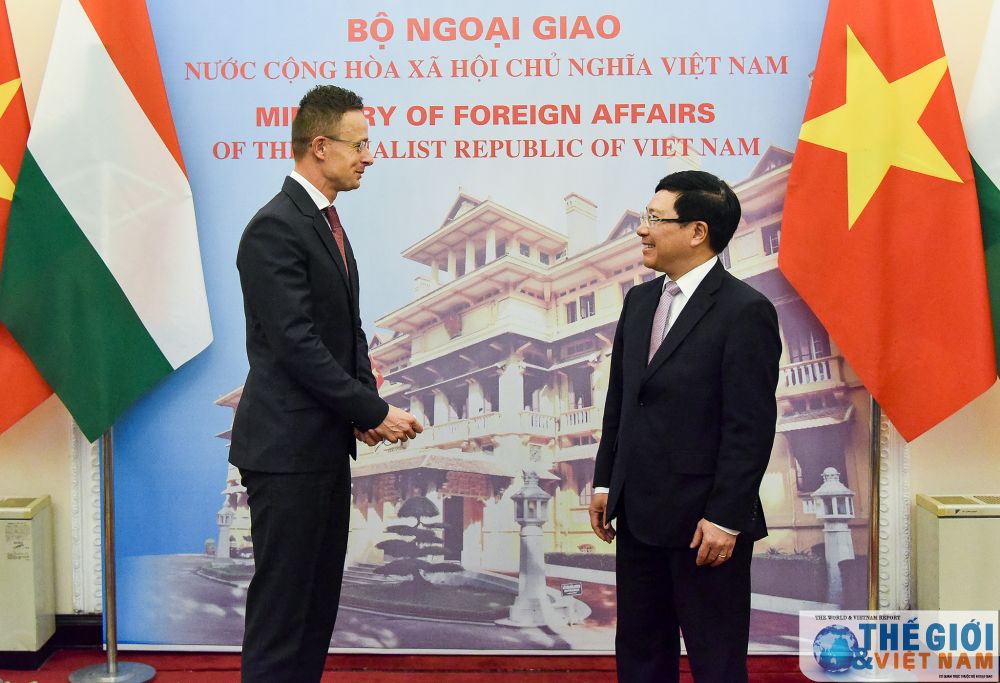 pho thu tuong pham binh minh don hoi dam voi bo truong ngoai giao va kinh te hungary szijjarto peter