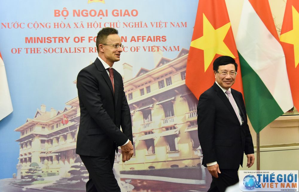 pho thu tuong pham binh minh don hoi dam voi bo truong ngoai giao va kinh te hungary szijjarto peter