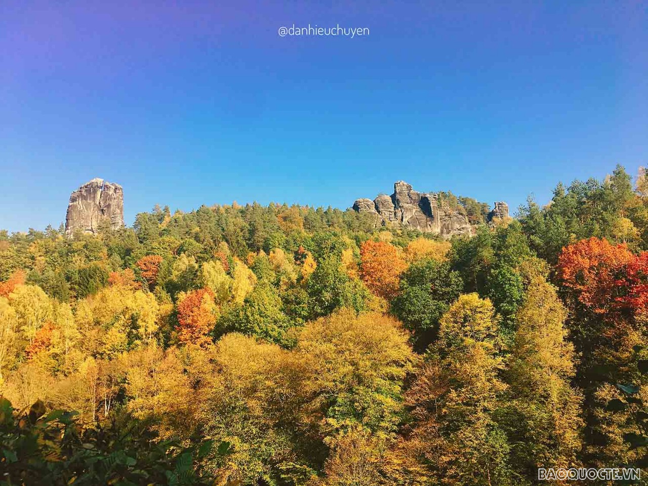 Với độ cao ấn tượng, cây cầu Bastei được xem là một trong những điểm ngắm cảnh đẹp nhất ở Châu Âu. 