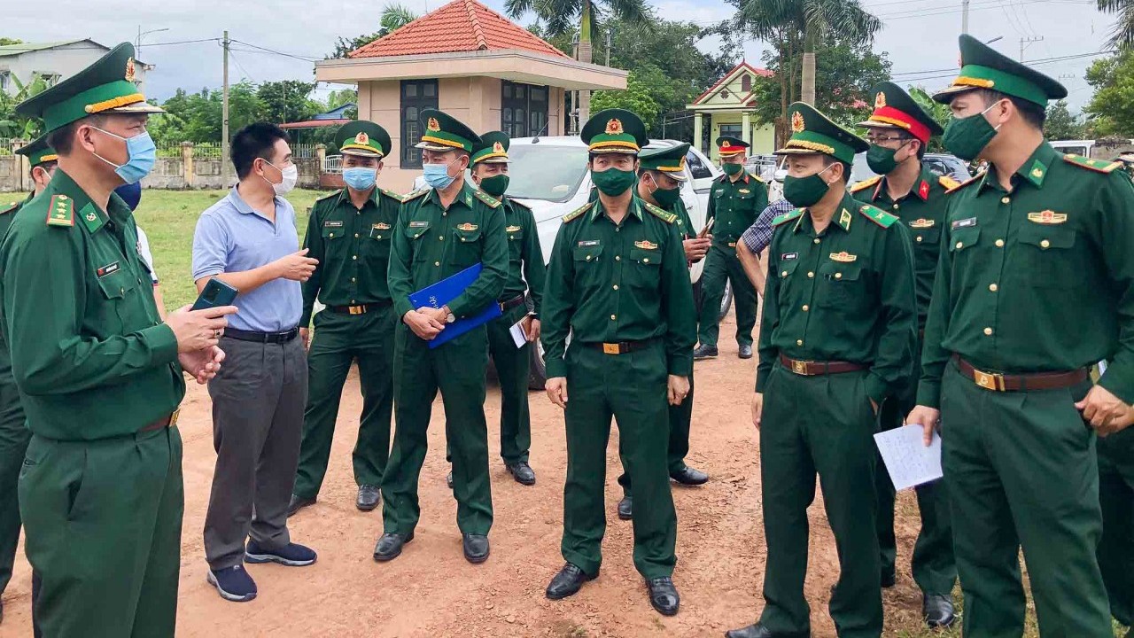 Khảo sát thực địa tổ chức Giao lưu hữu nghị quốc phòng biên giới Việt Nam-Lào