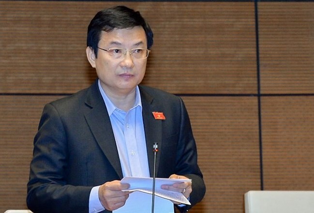 Đại biểu Phạm Trọng Nhân (Phó đoàn Bình Dương).