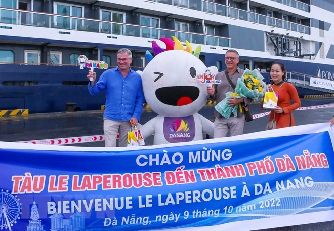 Đà Nẵng chào đón tàu du lịch biển quốc tế sau 2 năm do Covid-19