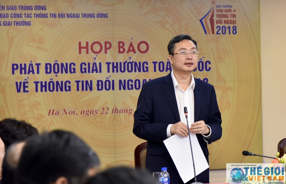 Phát động Giải thưởng toàn quốc về thông tin đối ngoại năm 2018