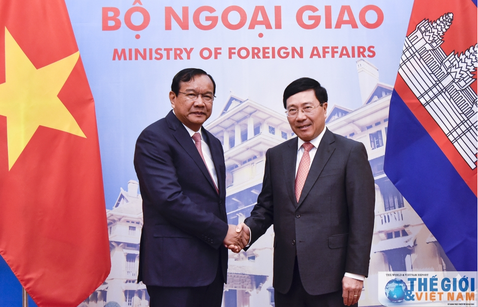 Việt Nam - Campuchia thúc đẩy triển khai mô hình “một cửa, một lần dừng”