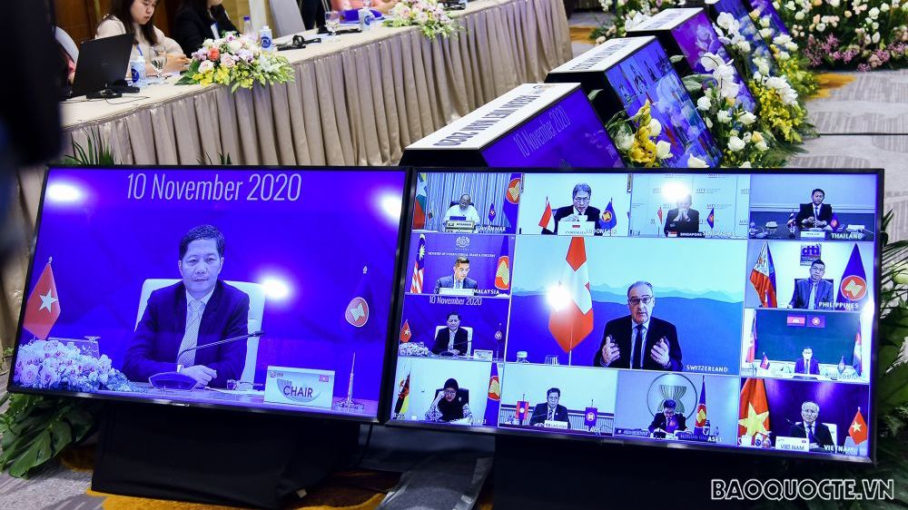 ASEAN - Thụy Sỹ: Cam kết ủng hộ và theo đuổi mục tiêu thương mại tự do