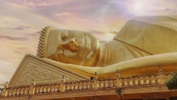 Ngôi chùa 'dát vàng' có bức tượng Phật nằm ngoài trời lớn nhất Việt Nam