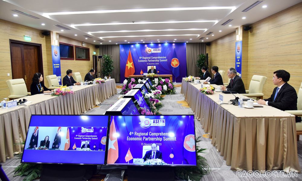 Kết thúc đàm phán RCEP là thông điệp mạnh mẽ khẳng định vai trò đi đầu của ASEAN Kết thúc đàm phán RCEP - thông điệp mạnh mẽ khẳng định vai trò đi đầu của ASEAN