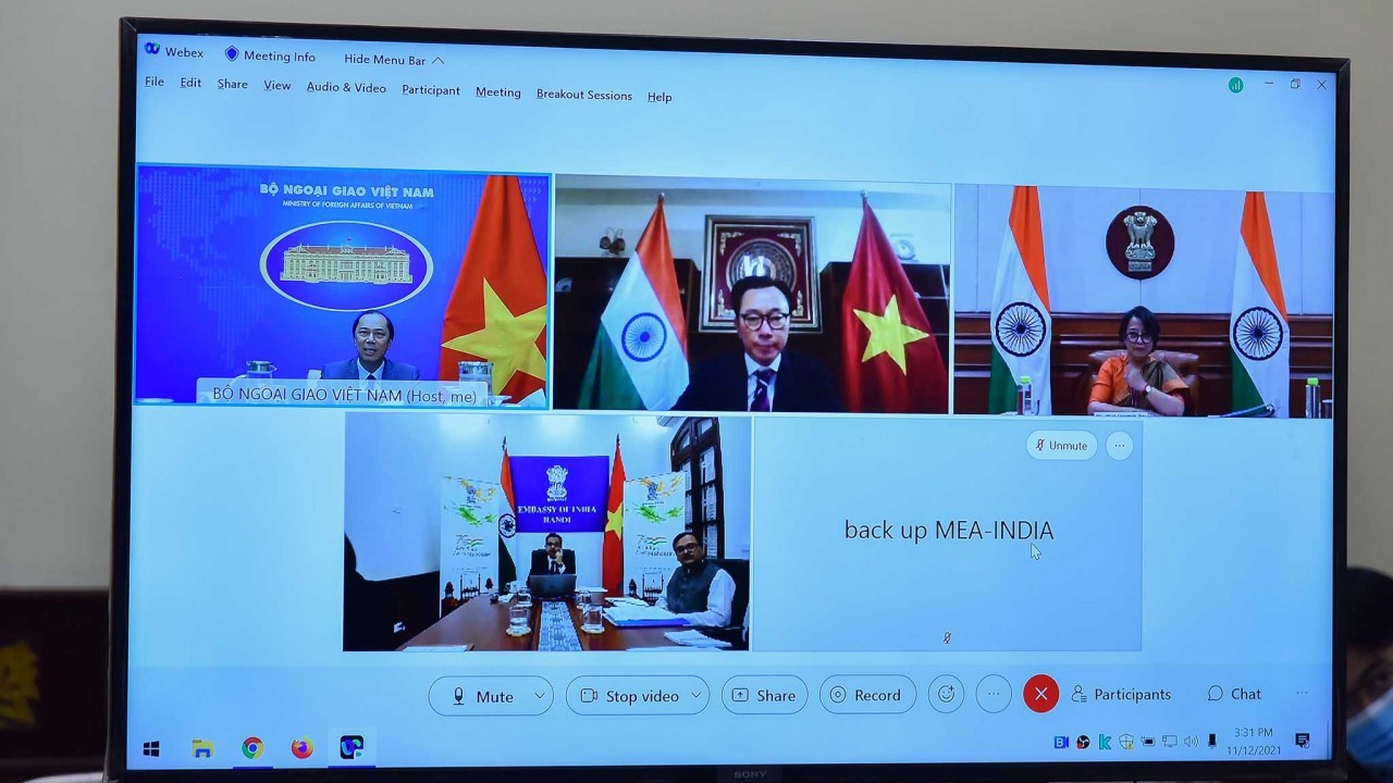 Việt Nam-Ấn Độ nhất trí tăng cường hợp tác các lĩnh vực hai bên còn nhiều tiềm năng