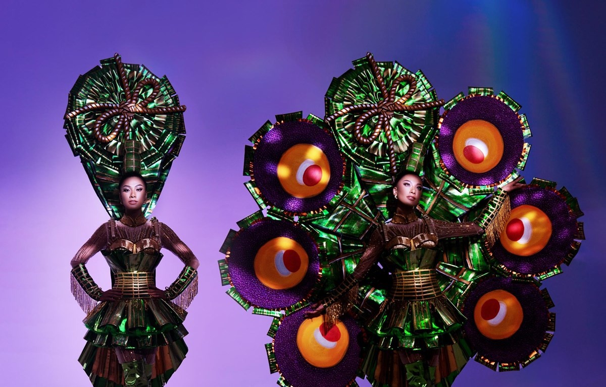 Trang phục dân tộc sẽ theo chân Á hậu Kim Duyên tới Miss Universe 2021. (Ảnh: Milo Trần)