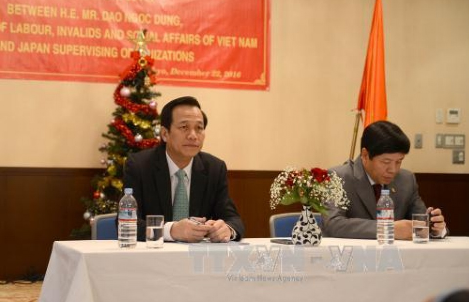 Thúc đẩy hợp tác mới trong lĩnh vực lao động với Nhật Bản