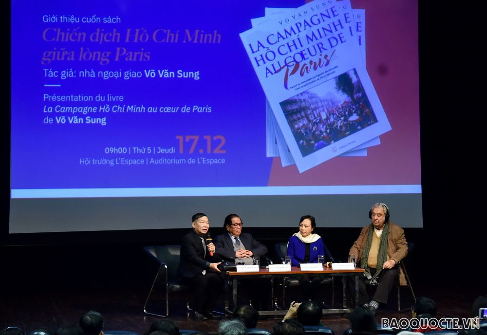 Nhà ngoại giao lão thành Võ Văn Sung và cuốn sách Chiến dịch Hồ Chí Minh giữa lòng Paris